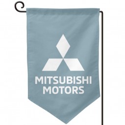 Audieru Mitsubishi Motors Logo Garden Flag 12.5 X 18 Vertical Double Sided Outdoor Decorative Home Garden Decor